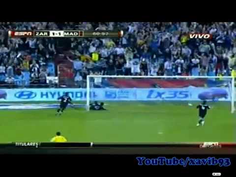 Zaragoza-Real Madrid 1-2 highlights and goals 24-4-2010
