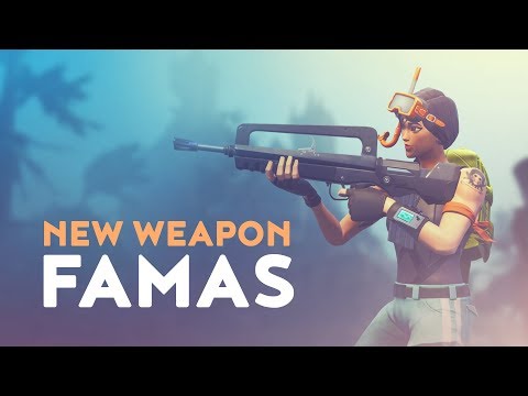 NEW LEGENDARY WEAPON FAMAS - BETTER THAN SCAR? (Fortnite Battle Royale)