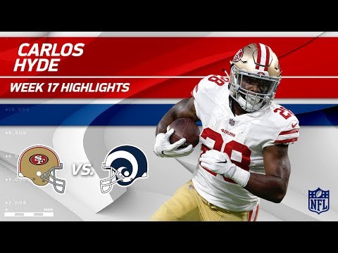 Carlos Hyde Highlights | 49ers vs. Rams | Wk 17 Player Highlights