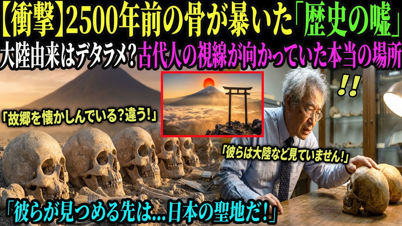 【海外の反応】「日本は大陸のコピー」は嘘だった！海外の権威が明かした「真の日本文明」に学界がパニック状態に…