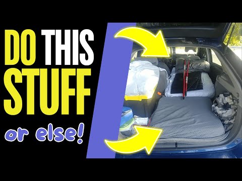 6 Living in Your Car Tips to Keep You Sane & Worry-Free 🚙🌈🛌