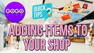 Download lagu How to add items to your shop in the GOGO LIVE video streaming app mp3 Download lagu How to add items to your shop in the GOGO LIVE video streaming app mp3