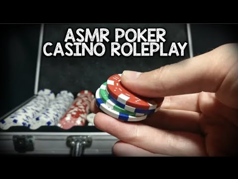 ASMR | ASMR HAND SOUNDS with Poker Set :: Cards, Chips, Wooden : metal Box ~ asmr casino roleplay