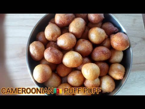 CAMEROON PUFF PUFF RECIPE||MOST POPULAR AFRICAN STREET SNACK||CAMEROONIAN STREET FOOD.