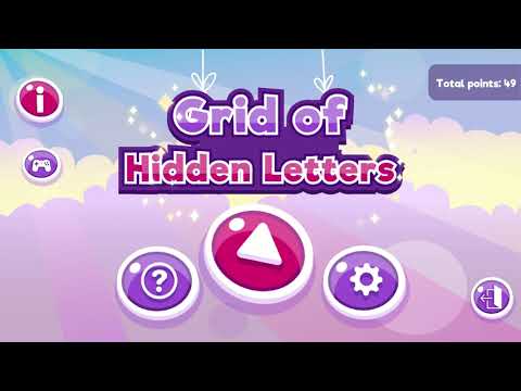 Grid of hidden letters