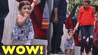 Misha Kapoor Takes First Steps With Mom Mira Rajput