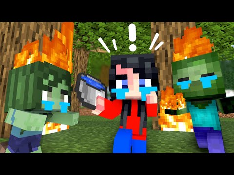 Monster School: Zombie Family Life and Baldi #1 (Minecraft animation)