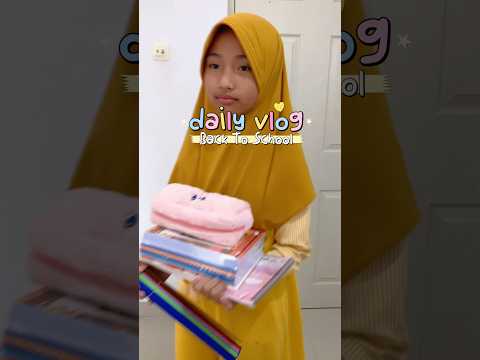 DAILY VLOG NOURA PERSIAPAN ALAT ALAT SEKOLAH 📚📐✏️🖌️ #dailyvlog #backtoschool