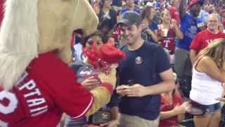My Texas Rangers Engagement Proposal - 8/20/13