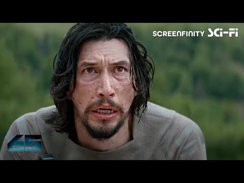 Fighting dinosaurs in outer space lol (ft. Adam Driver) | Screenfinity Sci-Fi