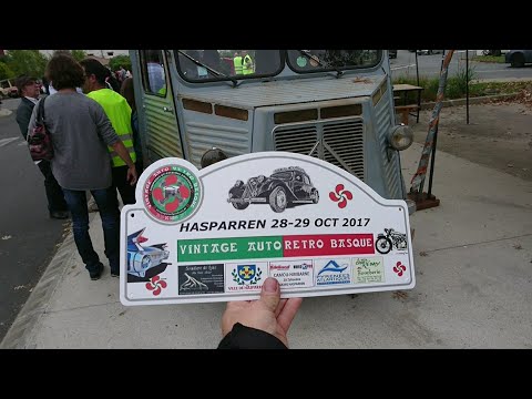 En MOTO BMW a FRANCIA. Feria de Motos y Coches antiguos en Hasparren