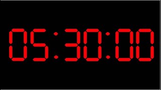 5 hour and 30 minute Alarm Clock - 5.5 Hour Countdown with Loud Alarm