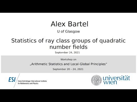 Alex Bartel - Statistics of ray class groups of quadratic number fields