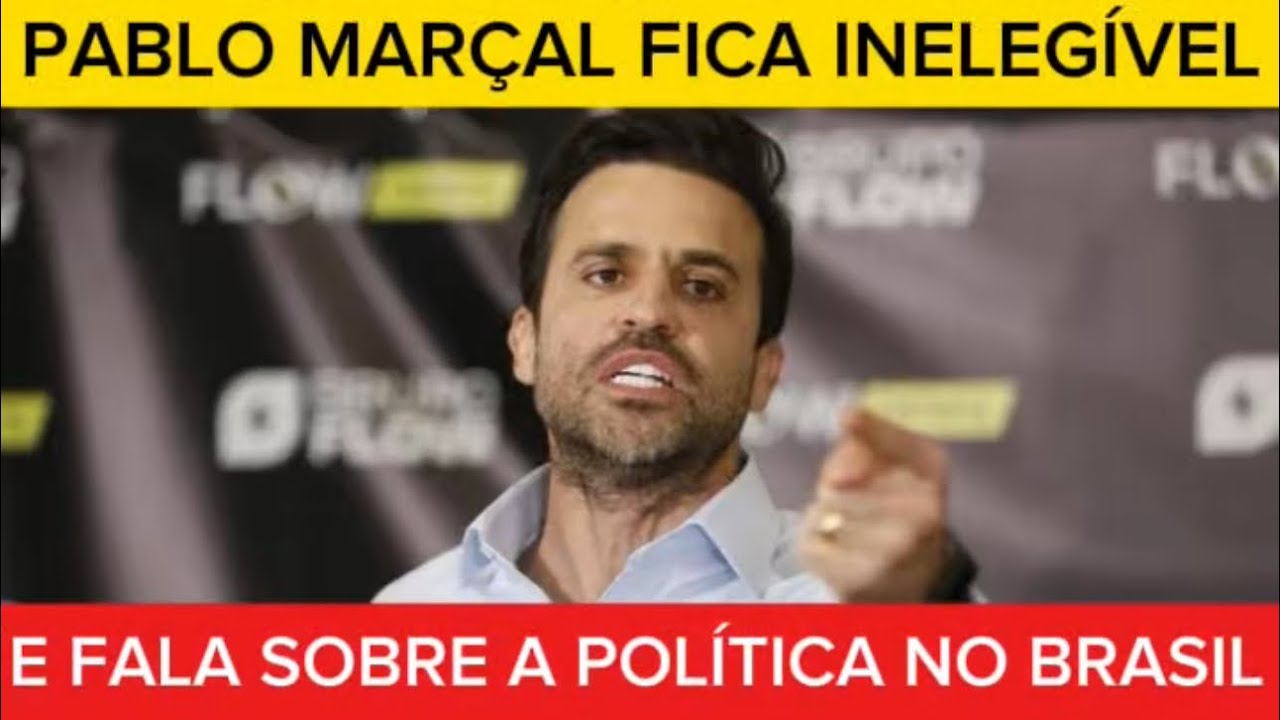 INDIGNADO: PABLO MARÇAL fica INELEGÍVEL e chuta o pau da barraca