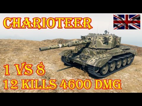 Charioteer  12 Kills, 4.6K Damage ★ El Halluf ★ World of Tanks