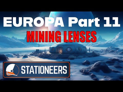 Sensor Lenses and simple base cooling on Europa - Stationeers Ep11