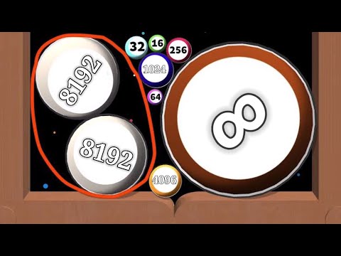 Laser Bubbles 3D vs Surround and Merge - 2048 ball Gameplay walkthrough New Update Levels #1