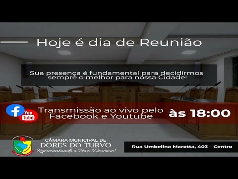 20ª Reunião Ordinária Câmara Municipal de Dores do Turvo / MG 04/12/2023