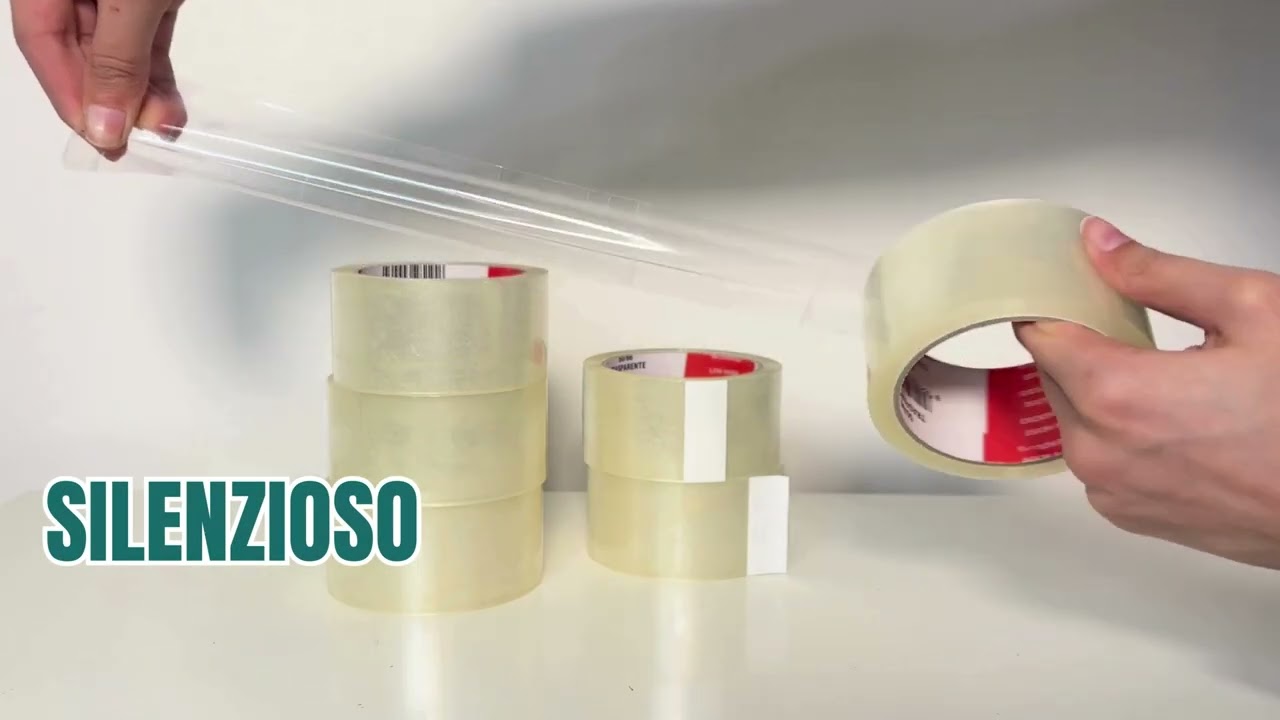 PERFECTAPE Nastro Adesivo Trasparente Per Imballaggio, 18 Rotoli, Resistente E Pratico Per Pacchi E Spedizioni