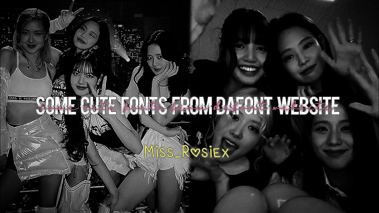 SOME CUTE FONTS FROM DAFONT WEBSITE☄️!
