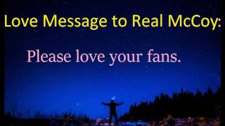Love Message for Real McCoy