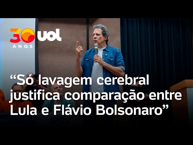 Haddad chama empate entre Lula e Flávio Bolsonaro de 'lavagem cerebral coletiva' — image 3