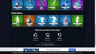 Today's Current Item Shop   fnbr co — Fortnite Cosmetics   Google Chrome 2022 01 13 08 40 49