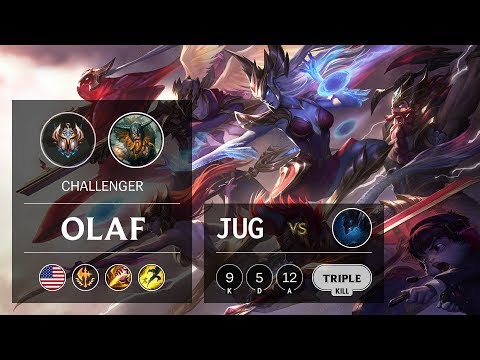 Olaf Jungle vs Nocturne - NA Challenger Patch 9.13