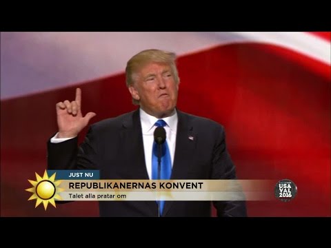Trump vald till Clintons utmanare - Nyhetsmorgon (TV4)