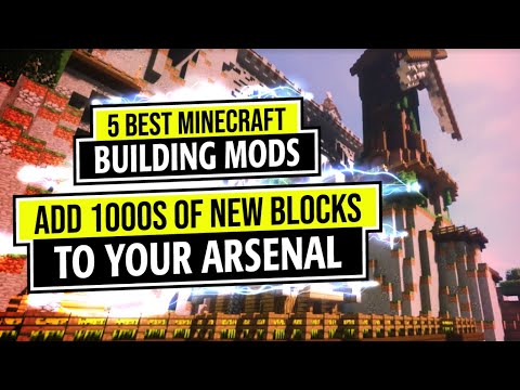 5 Best Minecraft Building Mods ⚒️ New Ways to Build Things In Minecraft