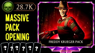 MK Mobile. Huge Freddy Krueger Pack Opening Until I Get Freddy. How Much Souls Did It Take?