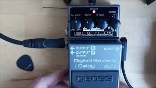 Boss RV-3 Digital Reverb/Delay - What To Know & Where To Buy
