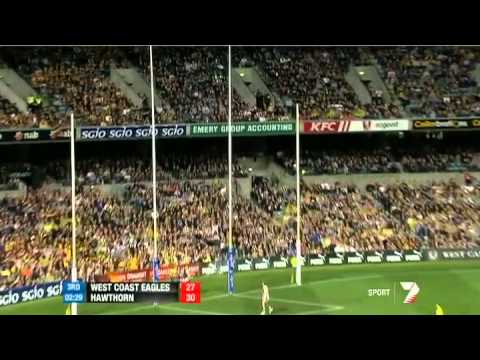 Round 4 AFL - West Coast Eagles v Hawthorn match summary