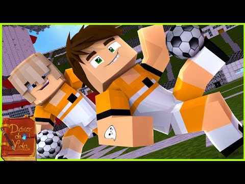TURNED A FOOTBALL PLAYER?!  - DIARY OF LIFE 3.0 #39 (MINECRAFT MACHINIMA)