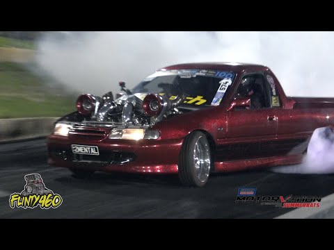 TWIN TURBO BURNOUT MACHINE "2MENTAL" AT MOTORVATION (INC GO PRO)