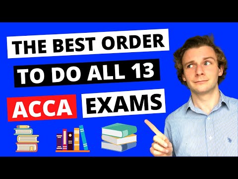 ⭐️ WHAT IS THE BEST ORDER TO DO ALL 13 ACCA EXAMS IN? ⭐️ | How To Pass ACCA Exams | ACCA Exam Tips!