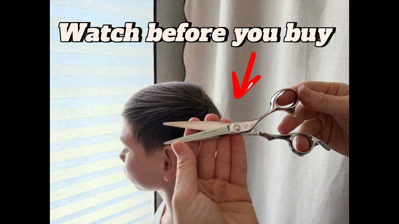 6.0 Inch Professional Hair Shears in action!