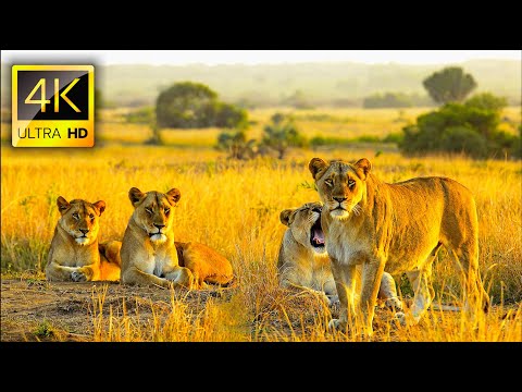 Amazing Collection of African wildlife Animals In 4K ULTRA HD HDR with Relaxing Music