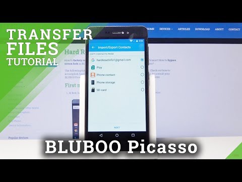 How to Transfer Contacts in BLUBOO Picasso – Manage Contacts / Move Numbers