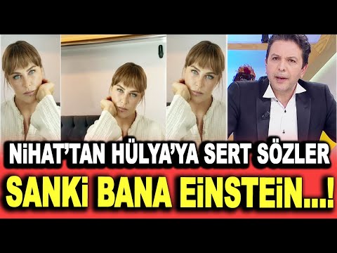 Nihat Doğan'dan Hülya Avşar'a sert sözler: Sanki bana Einstein...!!!