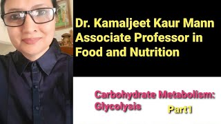 Download Lagu Nutritional Biochemistry, B.H.Sc Part 2: Carbohydrate Metabolism Thumbnail