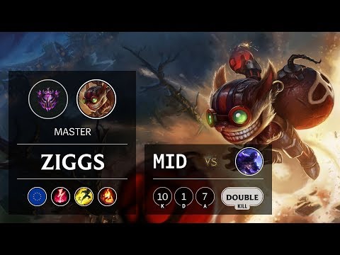 Ziggs Mid vs Ryze - EUW Master Patch 9.23