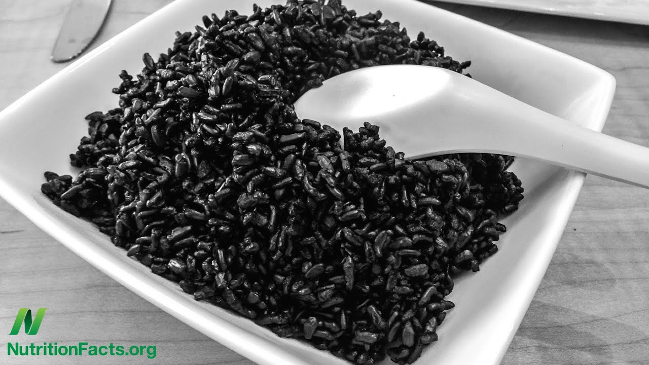 Brown, Black, Purple and Red Unlike White on Rice