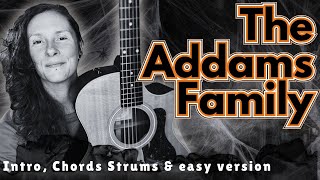 How to play THE ADDAMS FAMILY THEME - Guitar Tutorial