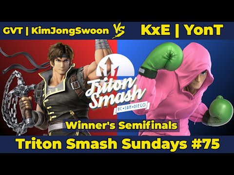 TSS 75 - KxE | YonT (Little Mac) vs GVT | KimJongSwoon (Richter) - WSF - SSBU