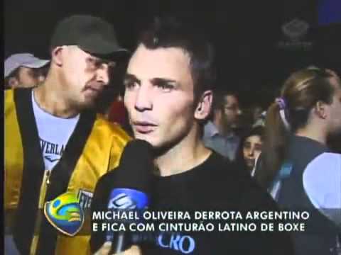 O Brasileiro Michael Oliveira conquista cinturão latino amer
