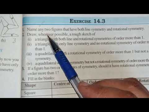 Ex 14.3 Q1 CHAPTER 14 SYMMETRY |Class 7 NCERT Math