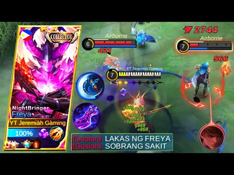 SUPER ONE SHOT BUILD🔥| BROKEN BUILD | TOP 1 GLOBAL FREYA | FREYA BEST BUILD 2022 | MUST WATCH | MLBB