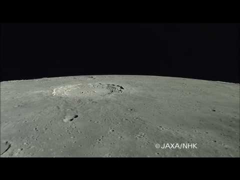 KAGUYA taking around the landing site of the Apollo 14 by HDTV