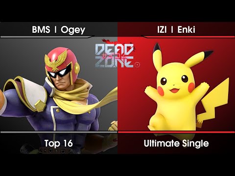 DEAD ZONE #2 Top 16 - BMS | Ogey (Captain Falcon) Vs. IZI | Enki (Pikachu) SSBU Ultimate Tournament